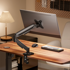 EQUIP Nosač za monitor 650130, stolni, za monitor do 32", crni